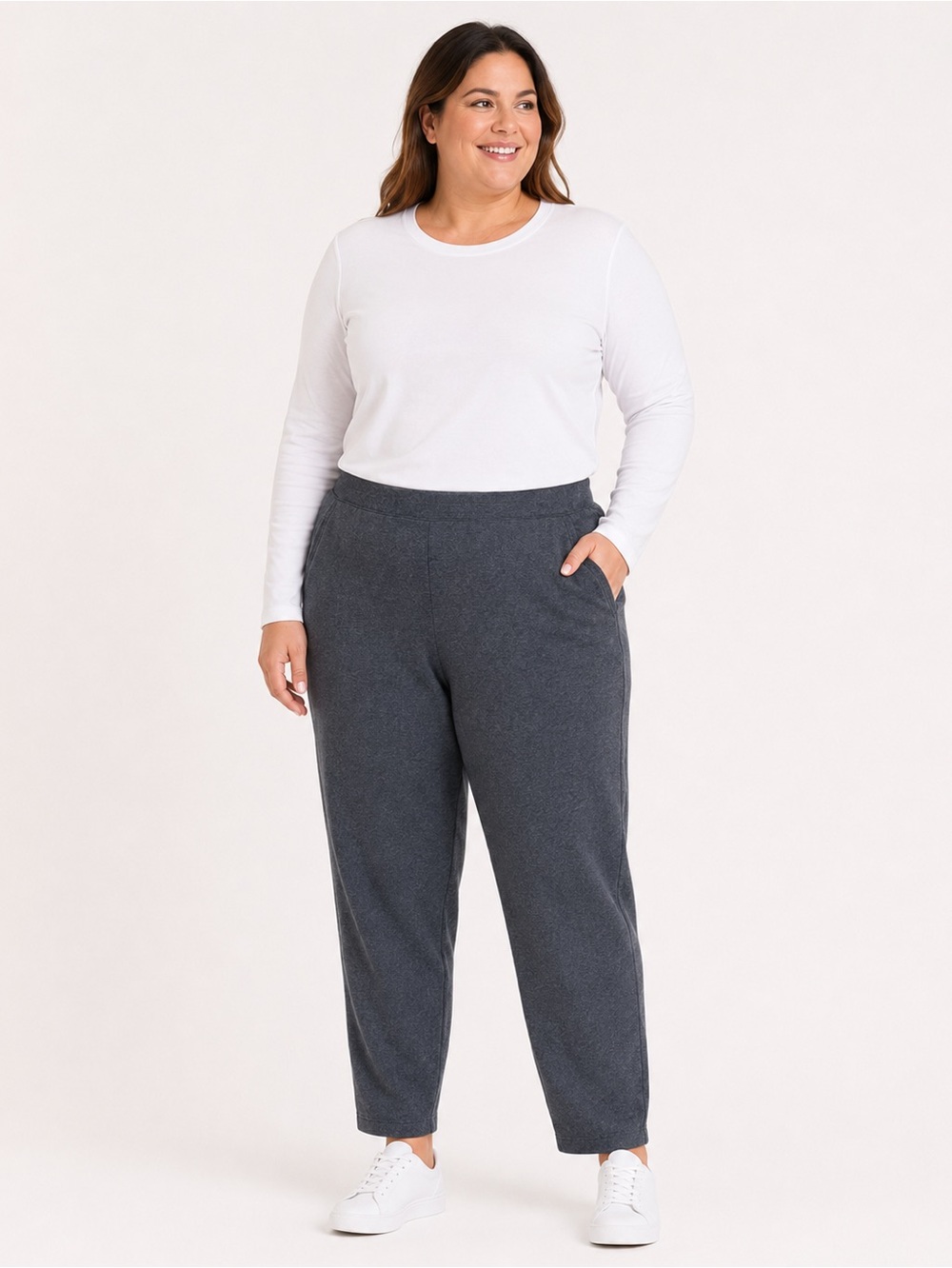 D&Co active joggers women’s size 1X Gray denim and company